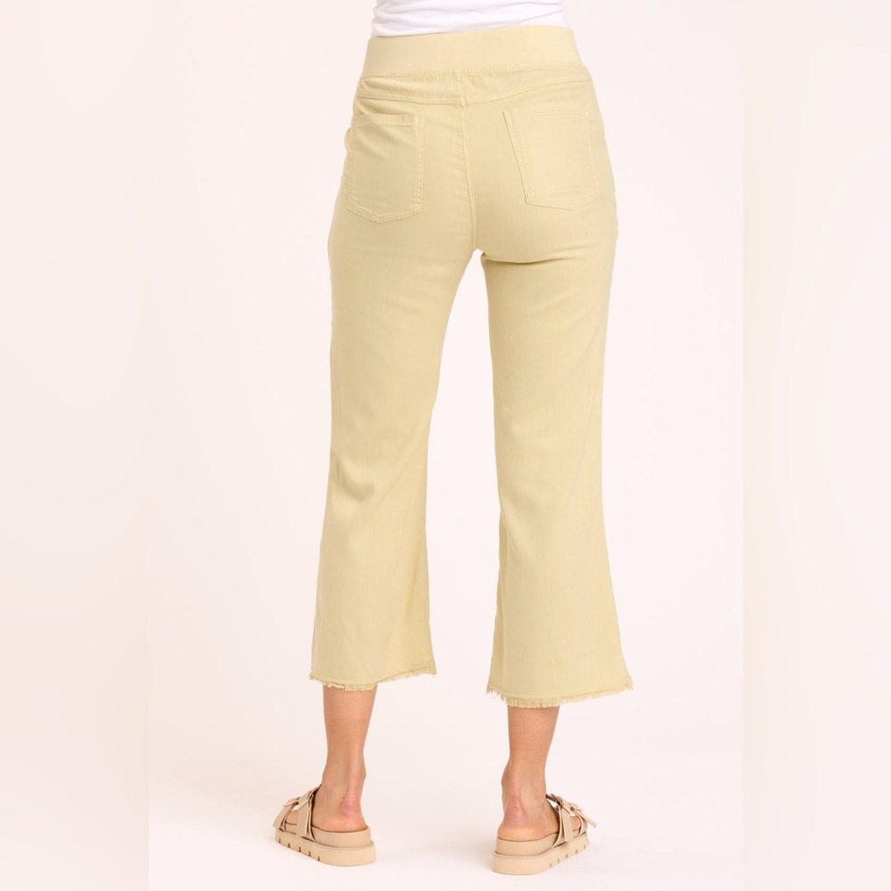 XCVI LORILEI PANT CROP, Butter Yellow - Picture 5 of 5